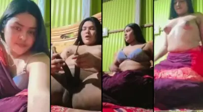Bengali Chubby Village Mal Masturbating With Two Brinjal HD