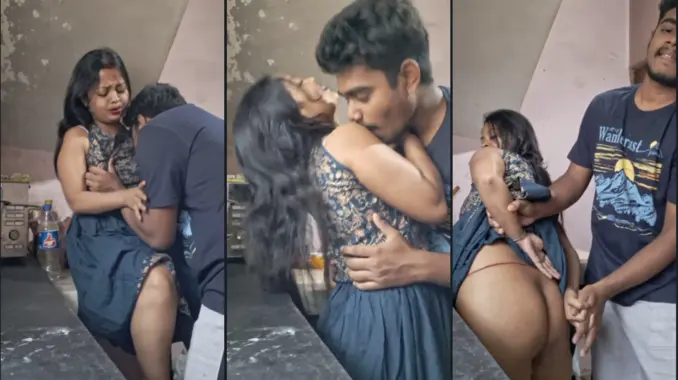 Horny Bengali Couple Fucking in Kitchen With Audio